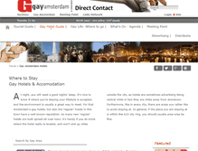 Tablet Screenshot of hotels.gayamsterdam.com